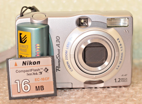 Canon powershot a30 mp 6x - a30,